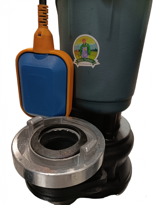 Pompa apa murdara cu tocator si plutitor 1500W, 12000l/h, 9m, 2 toli, Micul Fermier GF-2597 [2]