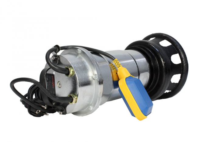 Pompa de evacuare apa murdara, 3kW, 25000l/h, pompare 20m, plutitor, corp INOX, Micul Fermier GF-1496 [7]