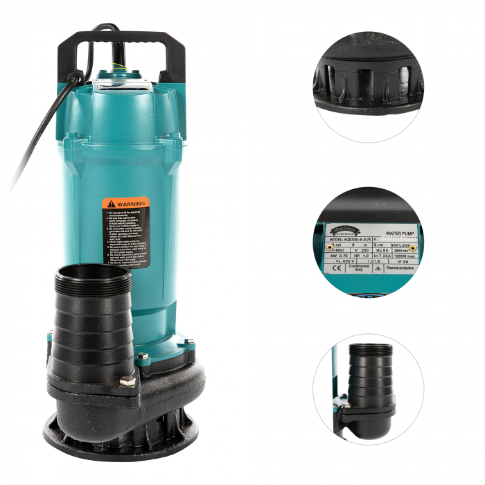 Pompa de apa submersibila QDX30-6M, 0.75KW, 3", Micul Fermier GF-2052 [2]