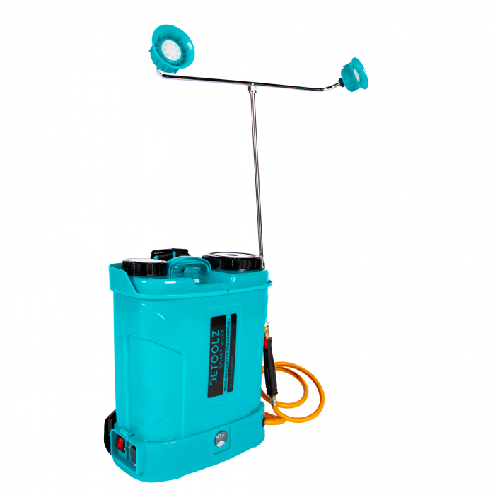 Pompa de stropit cu acumulator 12L, lance telescopica 56-97 cm, Detoolz [2]