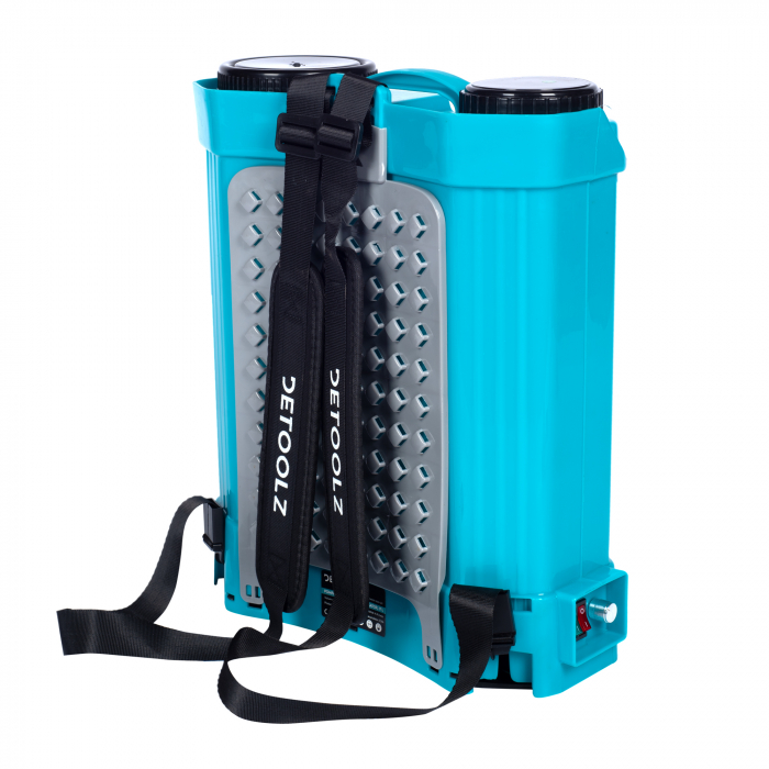 Pompa de Stropit cu Acumulator 17L, 12Ah, 5,5 bar, 4,9 L/min, Detoolz DZ-PA1009-S001-G01 [4]