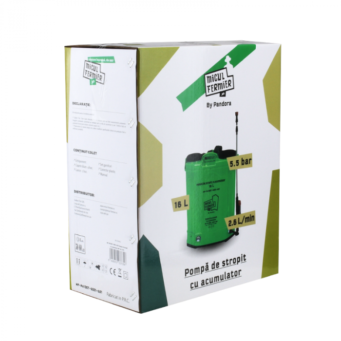 Pompa de stropit cu acumulator Micul Fermier 16L [11]