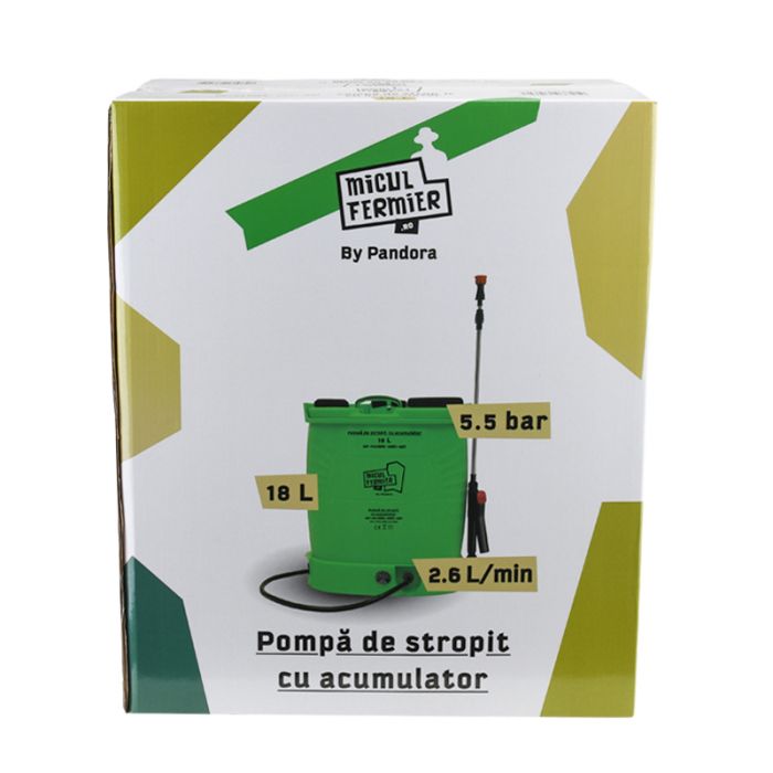 Pompa de stropit cu acumulator Micul Fermier 18L [5]