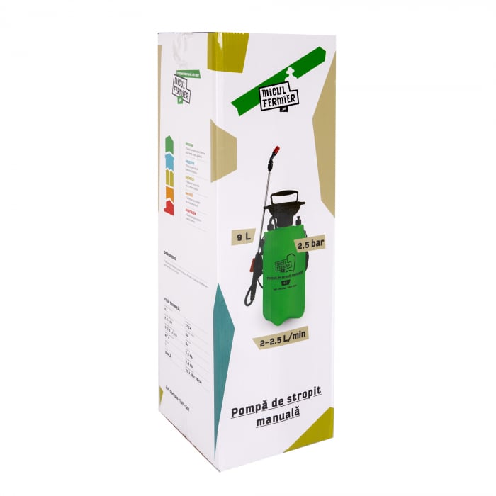 Pompa de stropit manuala 10L, Micul Fermier MF-PM1009-S001-G01 [3]