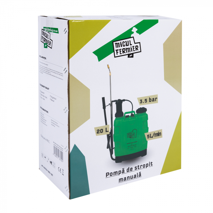 Pompa de stropit manuala 20L, Micul Fermier MF-PM1014-S001-G01 [5]