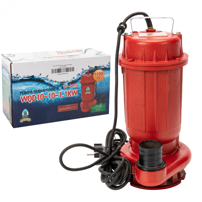 Pompa submersibila pentru apa murdara WQD10-10-1.1, 16m, Micul Fermier GF-0719 [5]