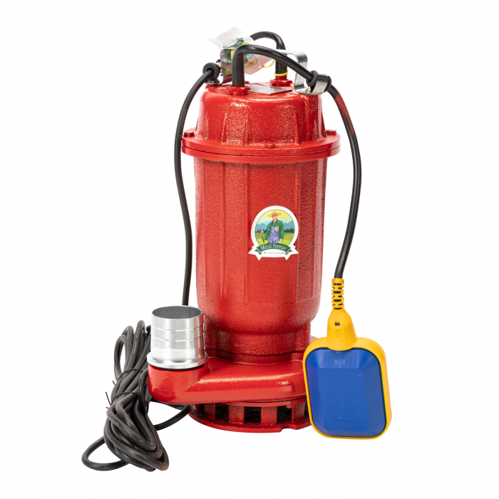 Pompa submersibila pentru apa murdara, WQD10-10-1.1, 16m, ROSIE cu plutitor, Micul Fermier GF-0749 [2]