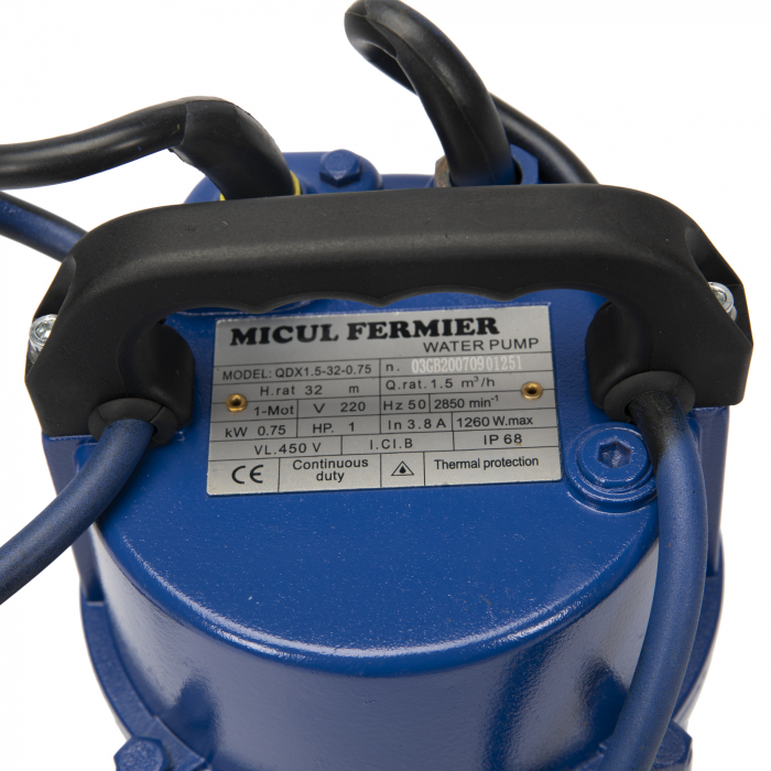 Pompa submersibila QDX 32m, 750W, Micul Fermier GF-0702 [4]