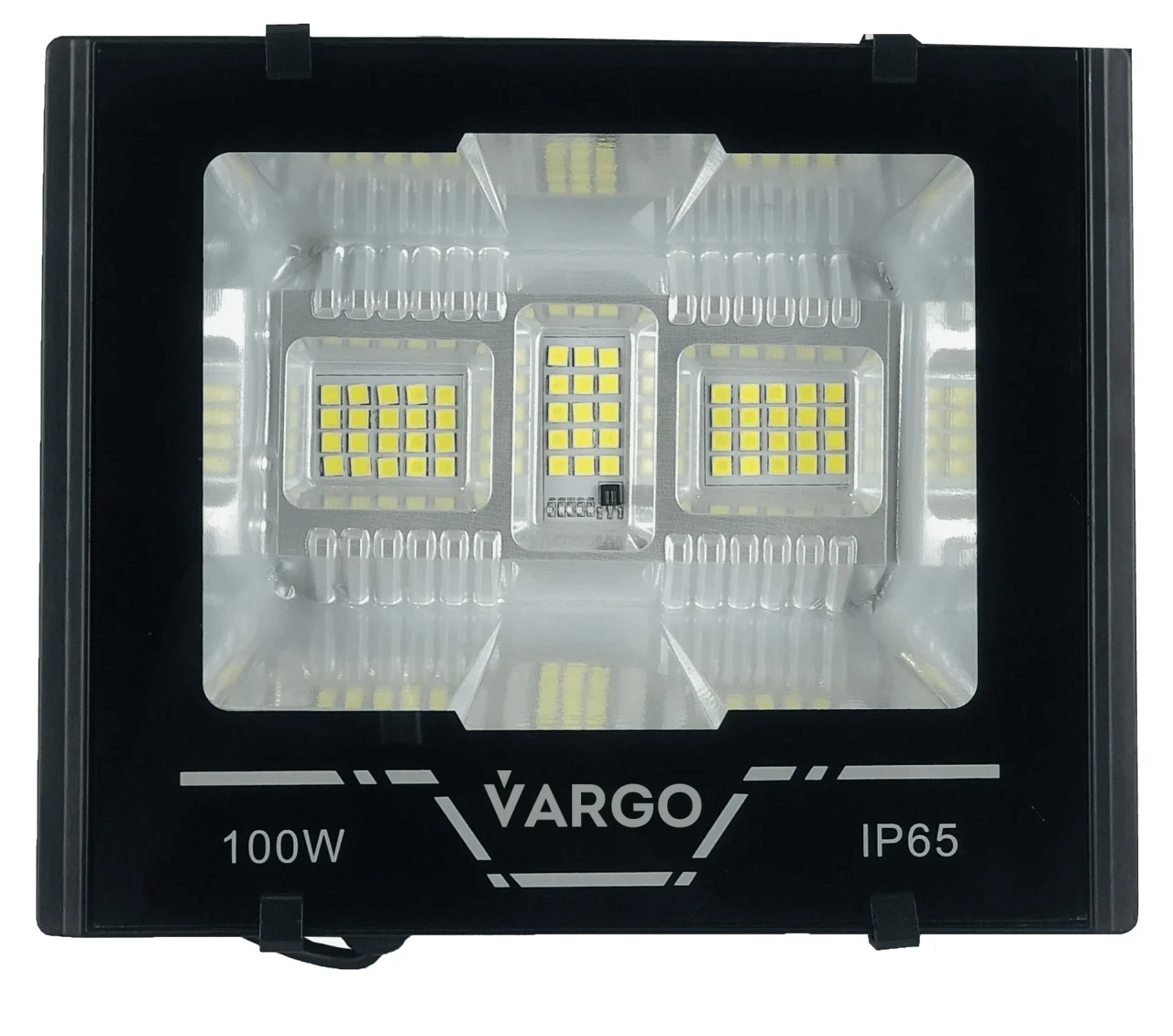 Proiector solar LED 100W cu telecomanda, 6500K – VARGO V-117924 IP65 [2]
