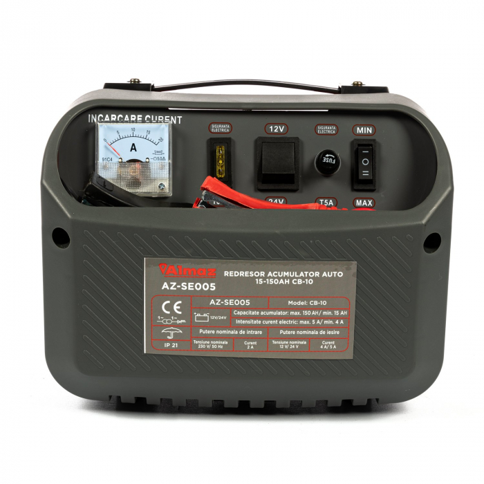 Redresor pentru acumulatori auto 12-24 v, 30-150Ah CB-10, Almaz AZ-SE005 [3]