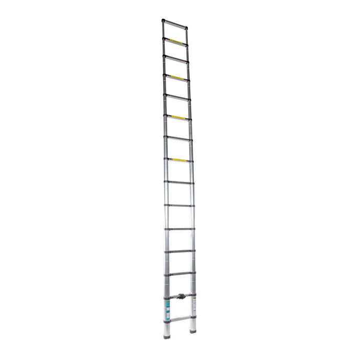 Scara telescopica aluminiu 4,4 m, 1 tronson, 15 trepte, Detoolz DZ-C245 [2]