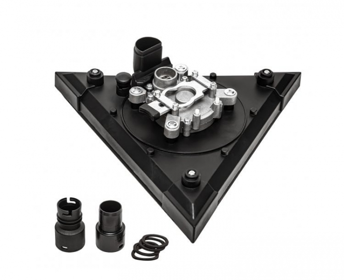 Șlefuitor profesional pentru pereți și tavane, 750W, cap rotund + triunghiular, aspirație integrată, 225 mm, reglaj viteză, valiză și accesorii incluse, Procraft EX750 [3]