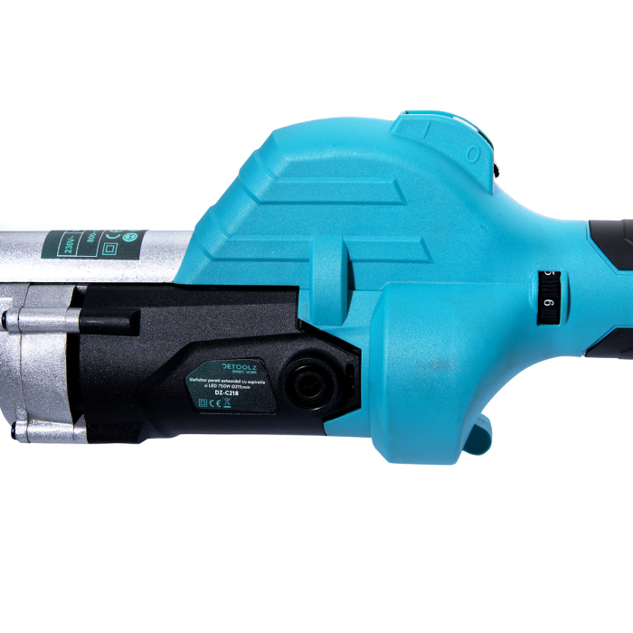 Slefuitor pereti 710W, disc 215 mm, 1700 RPM, LED, extensibil cu aspirator si sac, Detoolz, DZ-C218 [5]
