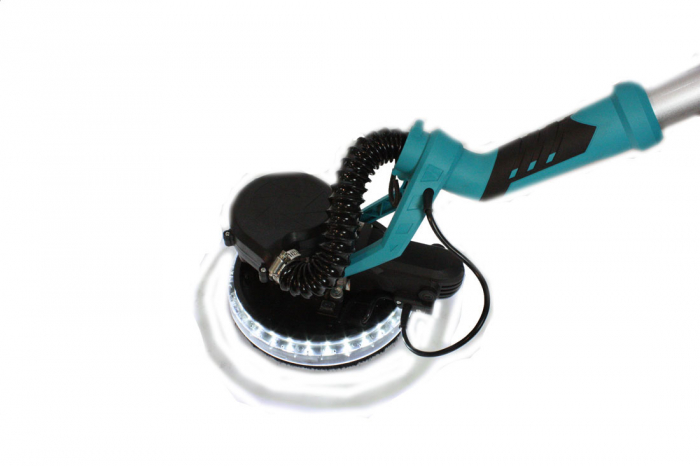 Slefuitor pereti si tavane, pliabil, cu aspirator, LED, 750W, Ø225mm, Detoolz DZ-C206 [5]