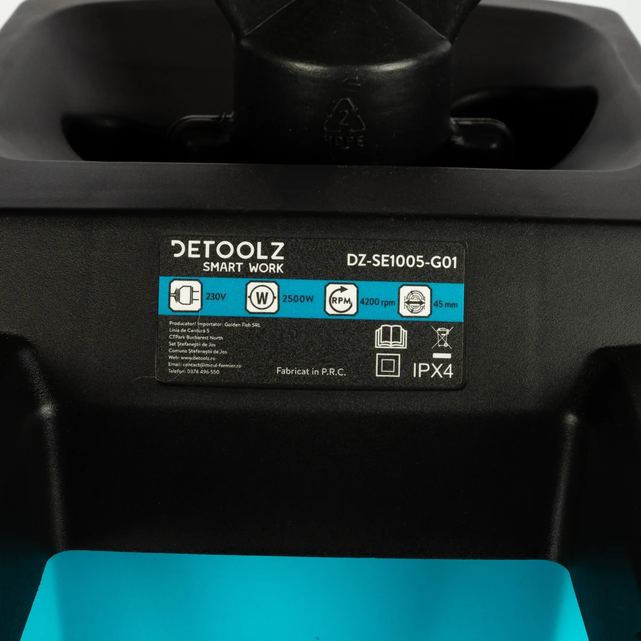 Tocator crengi si resturi vegetale 2500W, diametru taiere 45mm, sac colector 45L [3]