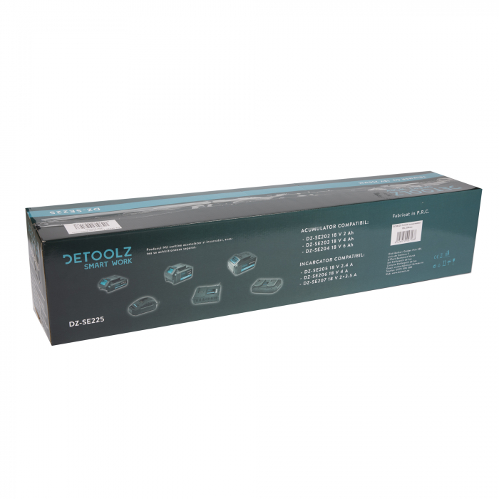 Trimmer pe acumulator, 18V, diametru taiere 250mm, 8500RPM, Detoolz DZ-SE225 [9]