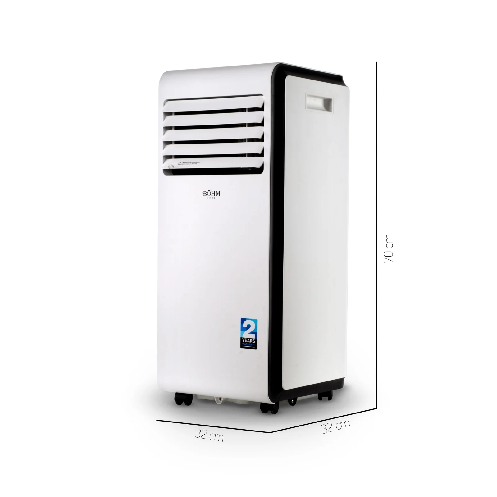 Aer conditionat portabil 4 in 1 BOHM BA-010F, 9000 BTU, racire, incalzire, dezumidificare, ventilatie [2]