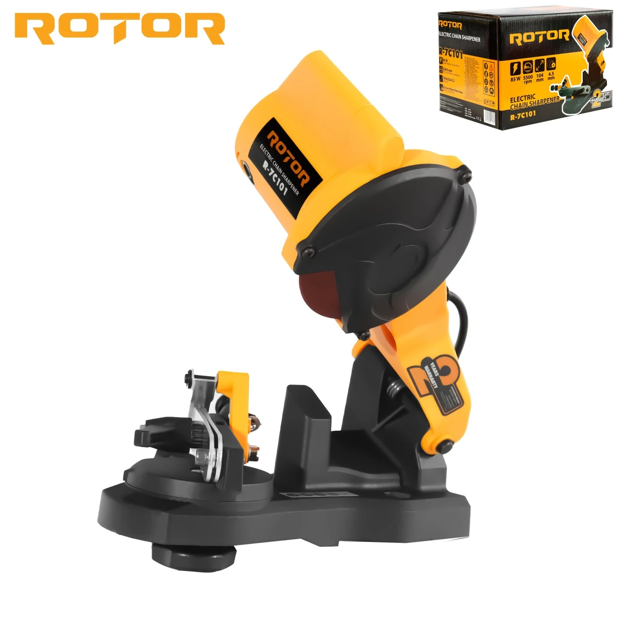 Masini de ascutit - Aparat de ascutit lant drujba, 85 W, 5500 rot/min, ROTOR R-7C101