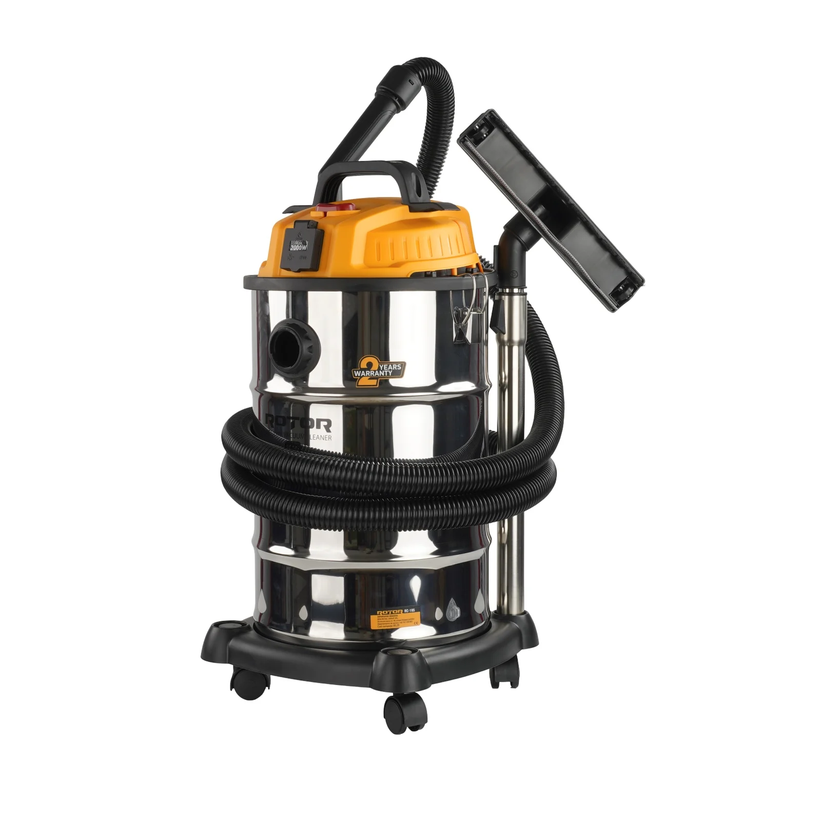 Aspiratoare si accesorii - Aspirator umed-uscat ROTOR RC-195, 1400 W, 30 L, 19 KPA – Usor & Eficient