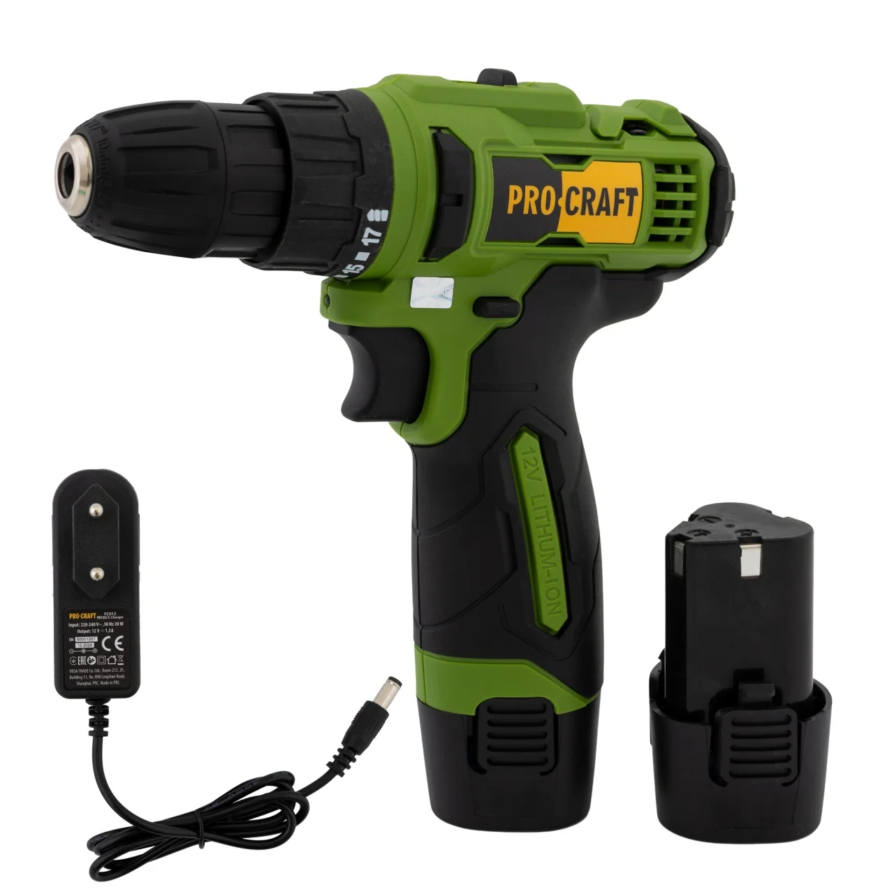 Masini de gaurit si insurubat - Autofiletanta PROCRAFT PA12Li COMPACT 2 acumulatori 1.5Ah, 12V, cuplu 20Nm