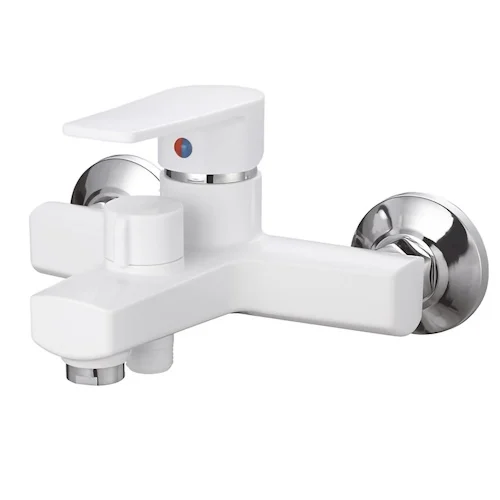 Baterii cada - Baterie cadă PLAMIX LEO-009 EURO White – termoplastic, alb, monocomandă