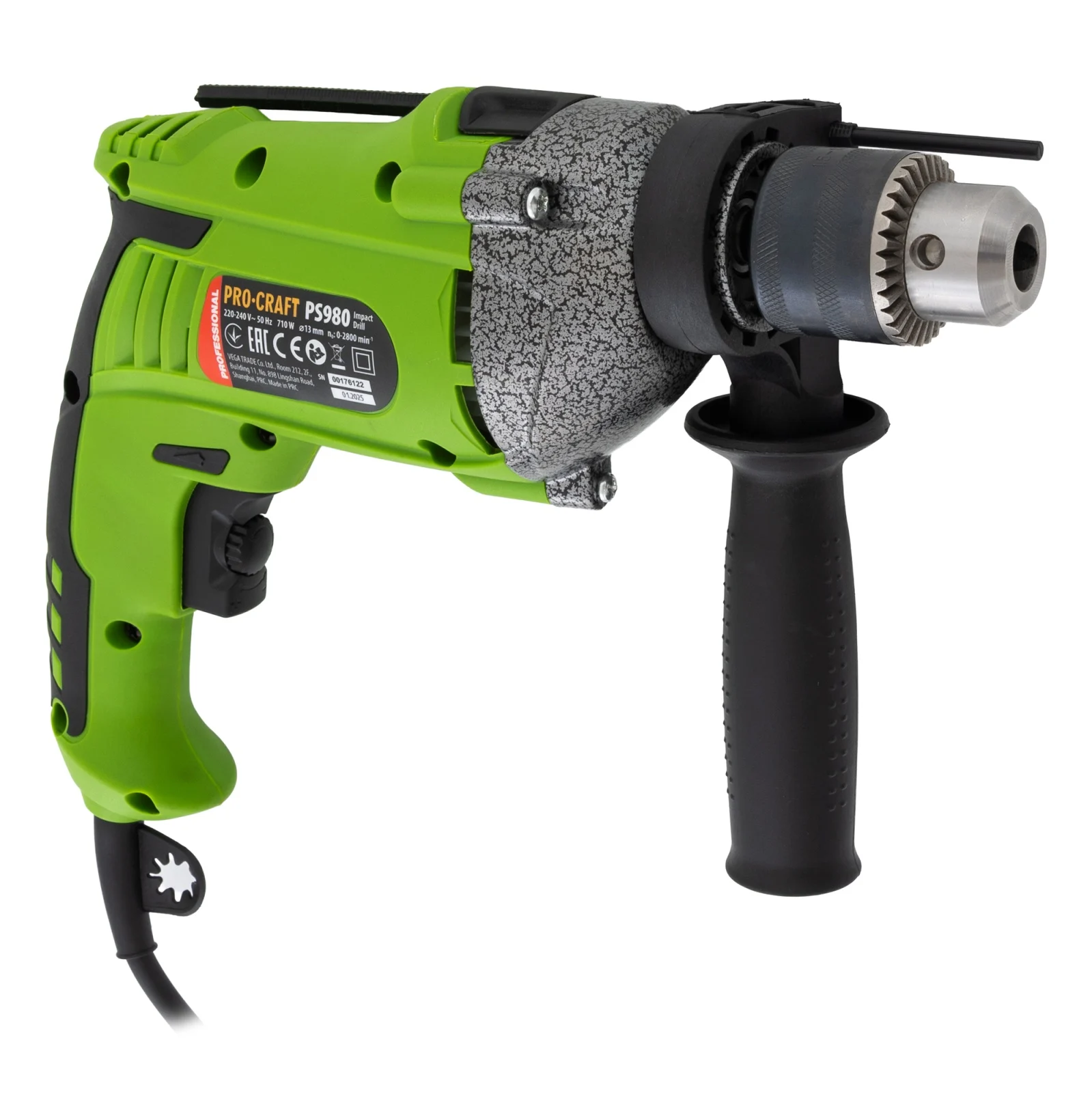 Bormasina cu percutie ProCraft PS980, 710W, mandrina 13 mm, 2800 rpm [4]