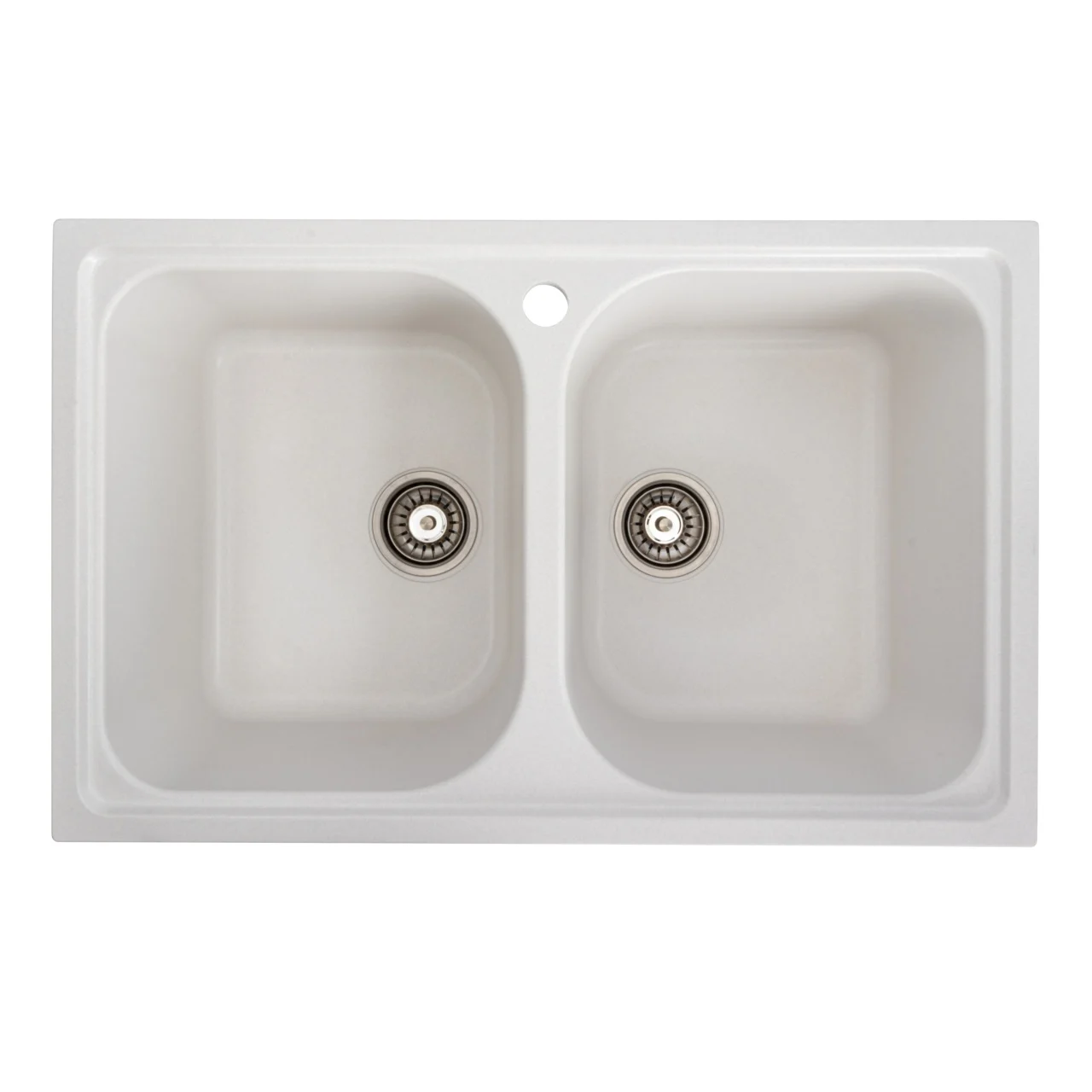 Chiuvete Bucatarie - Chiuveta bucatarie dubla Elefant Premium Equatoria Alb 785x490 mm