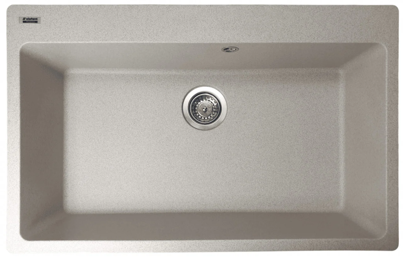 Sanitare - Chiuveta bucatarie Elefant Premium Bogema 7850 Safari Bej – compozit granit, 780 x 500 mm