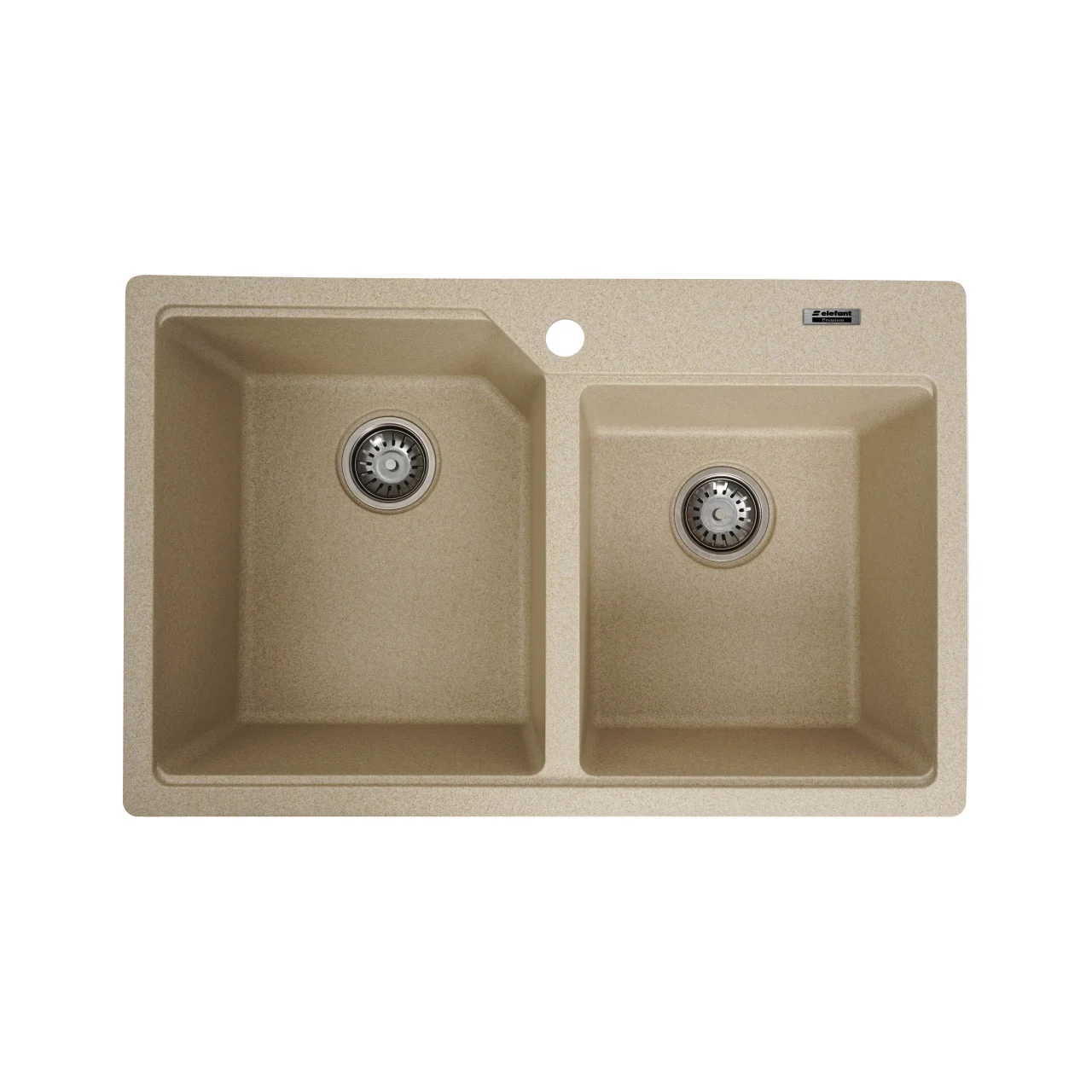 Sanitare - Chiuveta bucatarie Elefant Premium Harmony Safari bej – compozit granit 775x495/420 mm