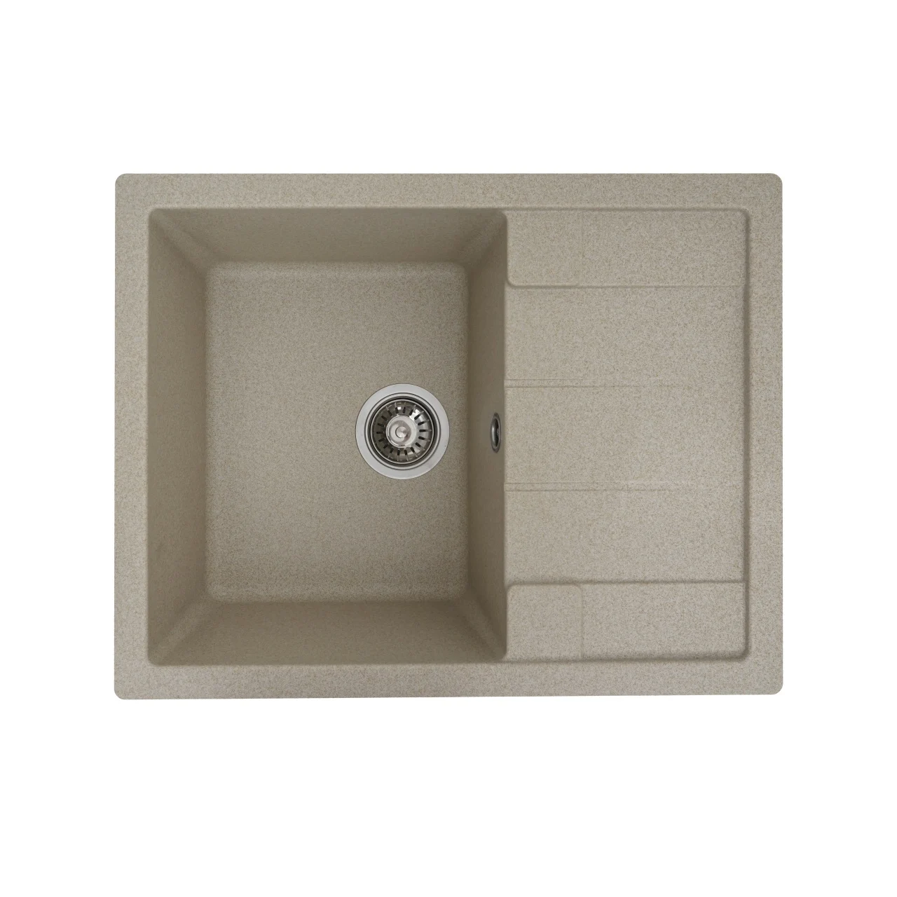 Chiuvete Bucatarie - Chiuveta bucatarie Elefant Premium Intenso Safari bej 465x340 mm – compozit granit, cuva reversibila