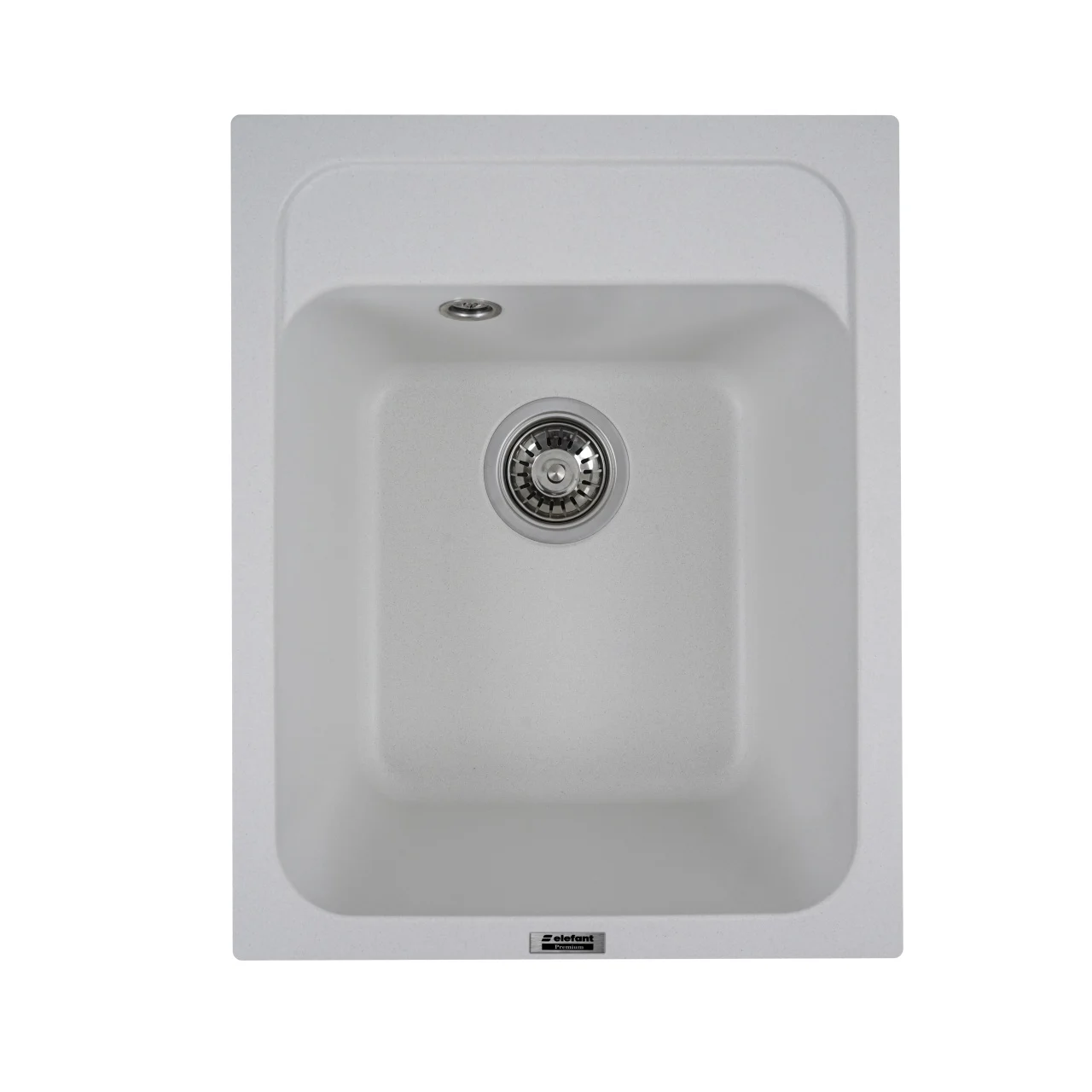 Sanitare - Chiuveta bucatarie Elefant Premium Korrado 4050 Alb – compozit granit 497x398 mm