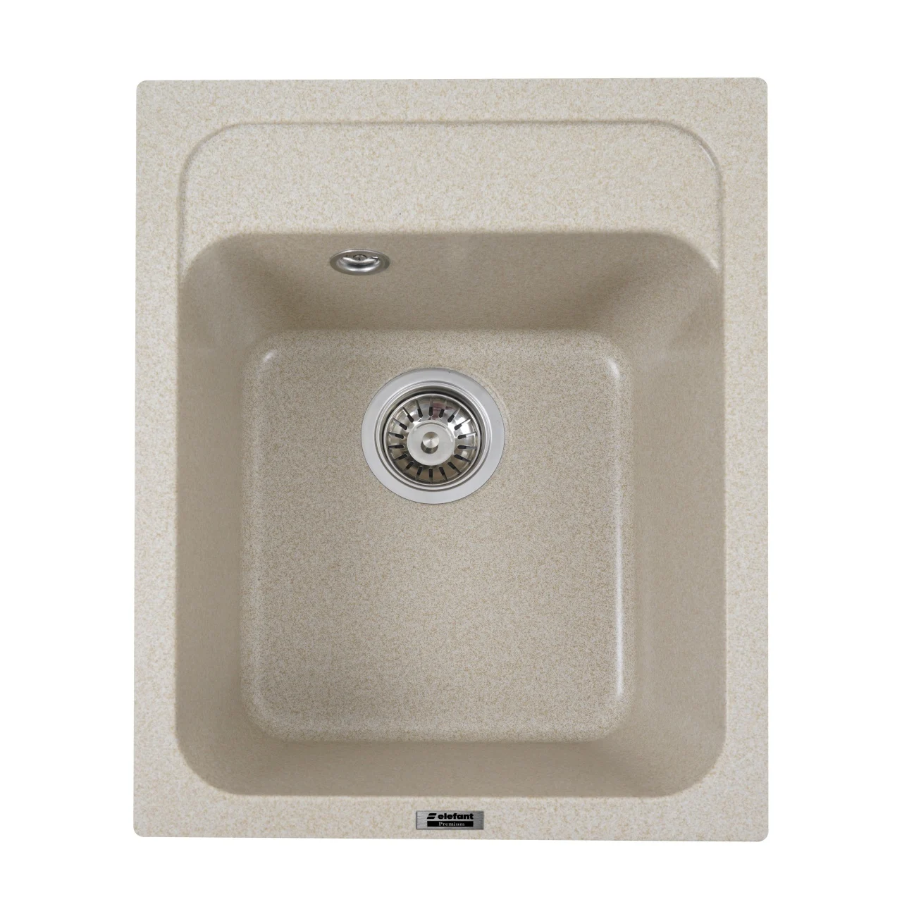 Chiuvete Bucatarie - Chiuveta bucătărie Elefant Premium Korrado 497x398 mm – Safari bej, compozit granit