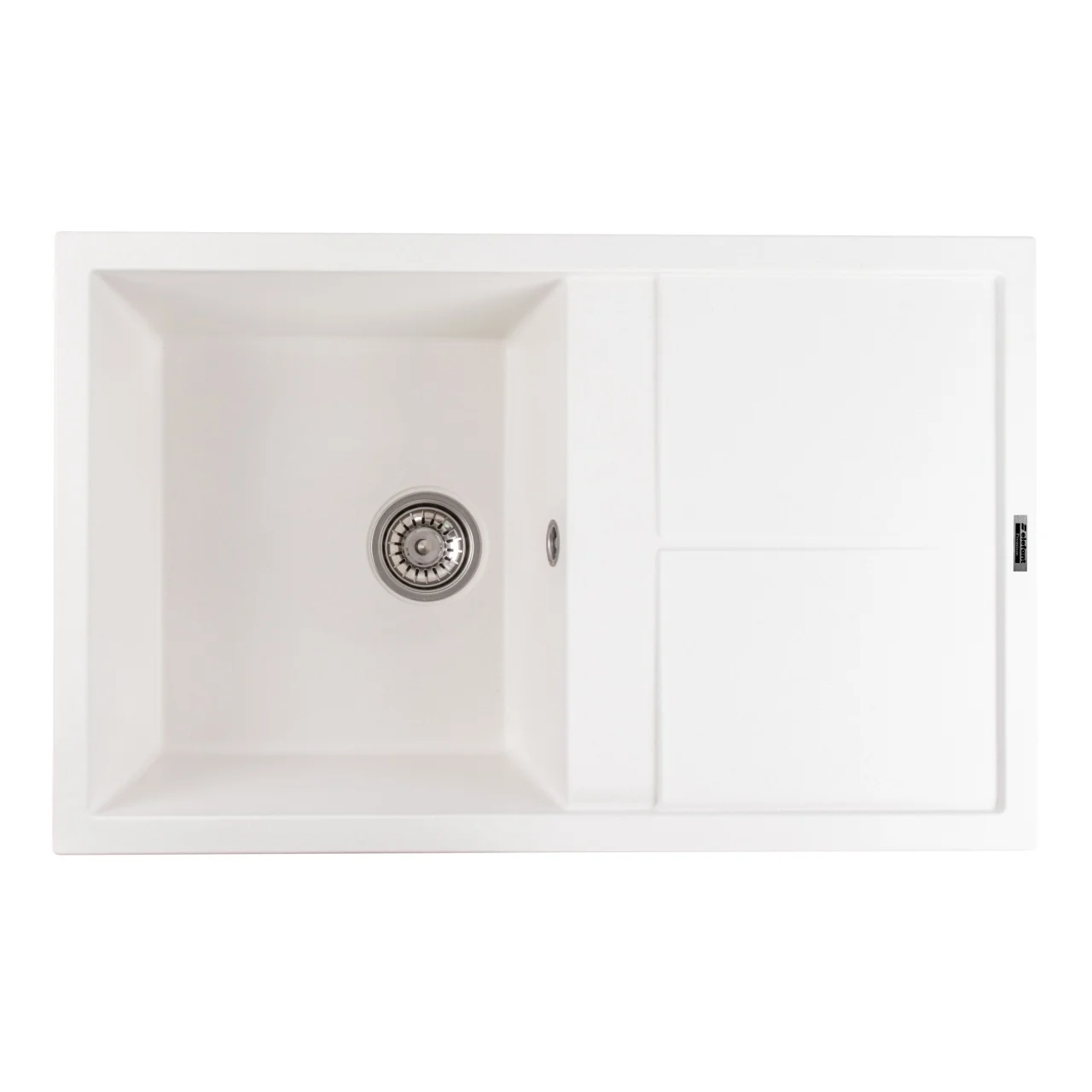 Chiuvete Bucatarie - Chiuveta bucatarie Elefant Premium Selena 7850 alb – compozit granit 785x495 mm