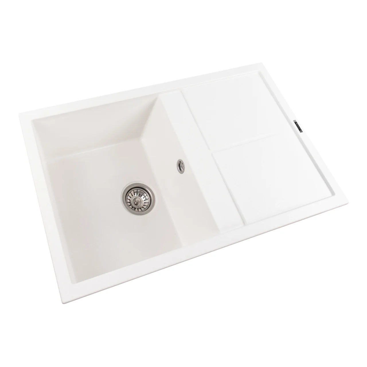 Chiuveta bucatarie Elefant Premium Selena 7850 alb – compozit granit 785x495 mm [2]