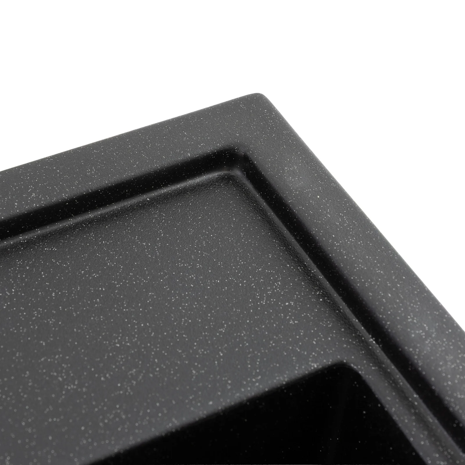 Chiuveta bucatarie Elefant Premium SHERLIT Negru 600x500 [5]