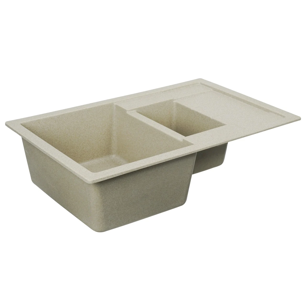 Chiuveta bucatarie Elefant Premium Toskana Safari Bej – dubla cuva, 775x495 mm [4]