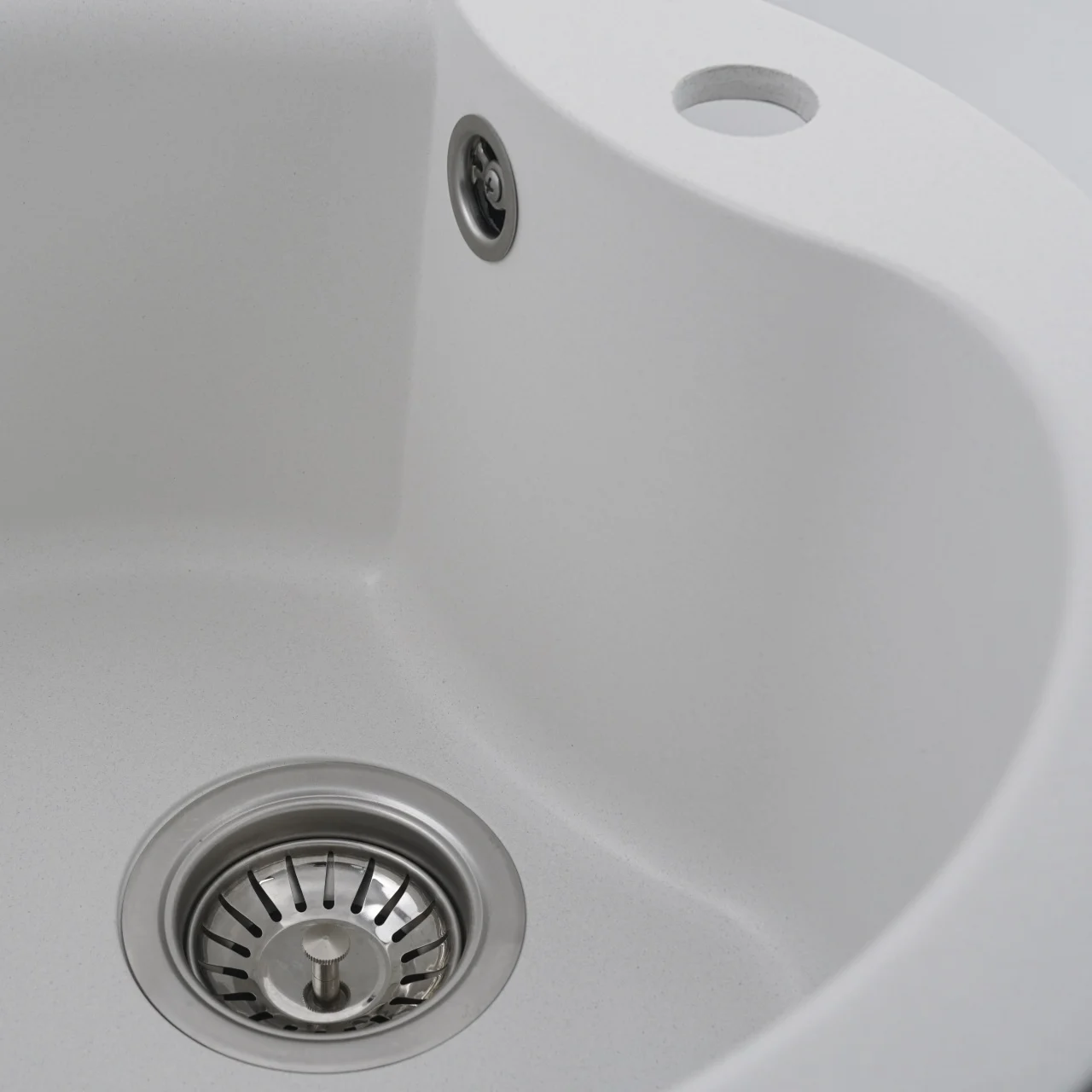 Chiuveta bucatarie Elefant Premium Turas 480 alb – compozit granit 482 mm [5]