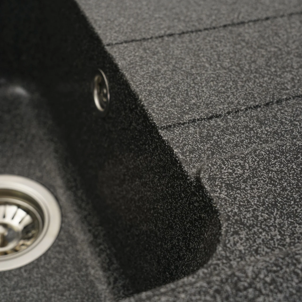 Chiuveta bucatarie Elefant Premium Verona 7850 Grafit – compozit granit, 775 x 495 mm [5]