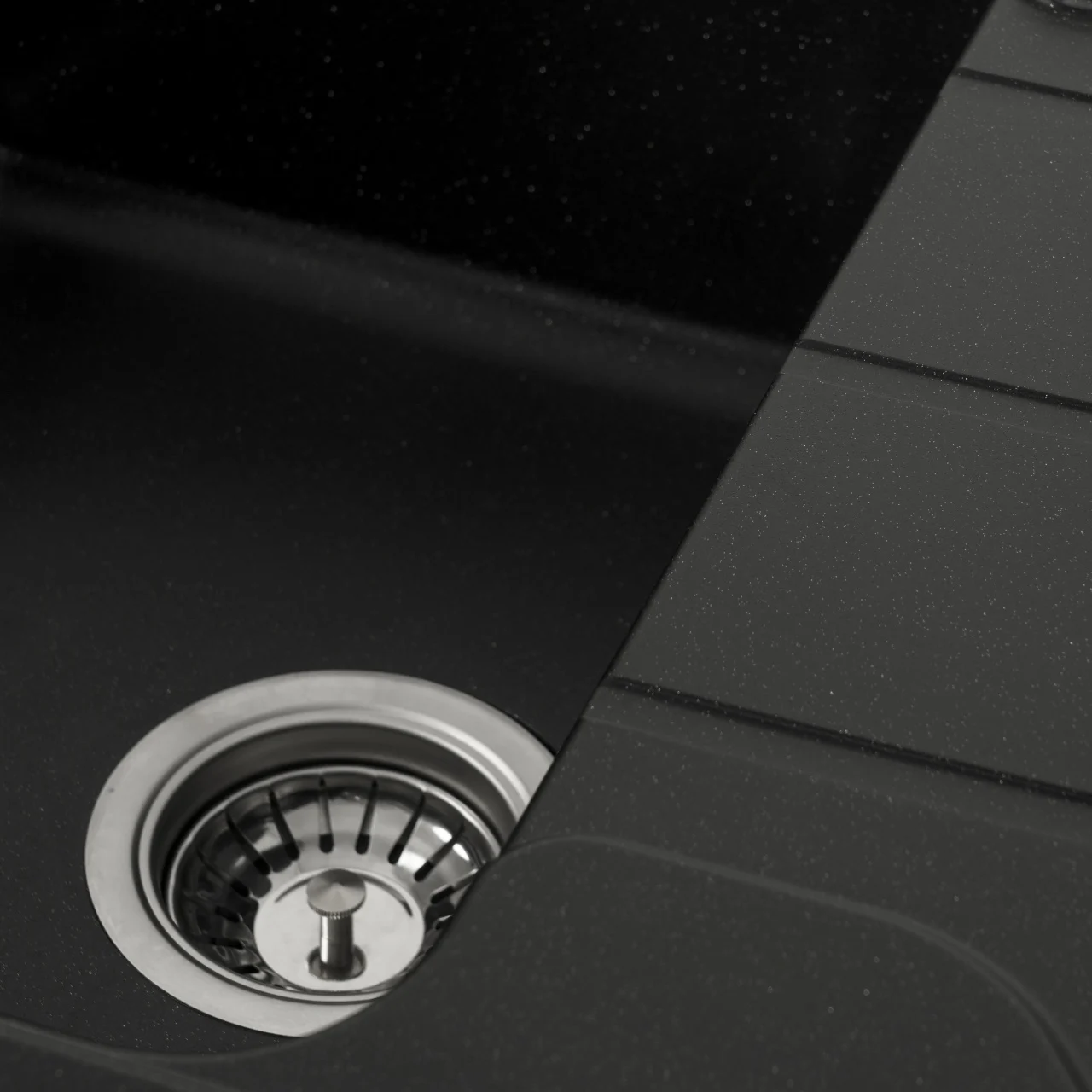 Chiuveta bucatarie Elefant Premium Verona 7850 Negru Metalic – compozit granit, 775 x 495 mm [5]