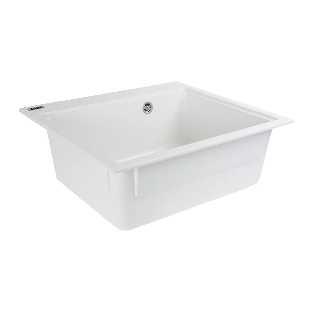 Chiuveta bucatarie Elefant Premium VESTA 5852 Alb – compozit granit 580x518 mm [3]