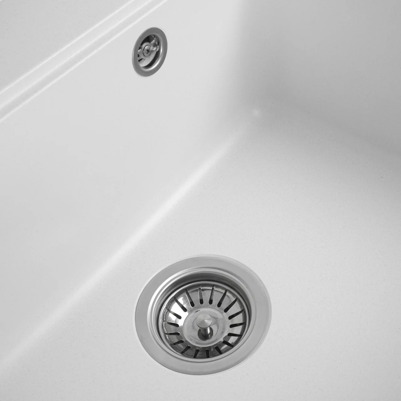 Chiuveta bucatarie Elefant Premium VESTA 5852 Alb – compozit granit 580x518 mm [4]