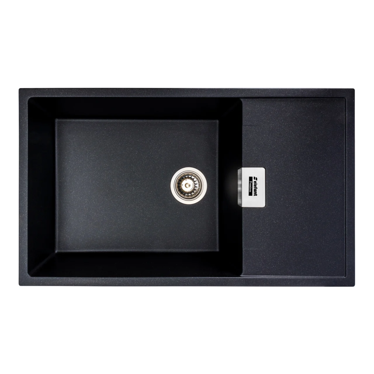 Sanitare - Chiuvetă Elefant Premium Diamond Negru Metalic 856x500 mm