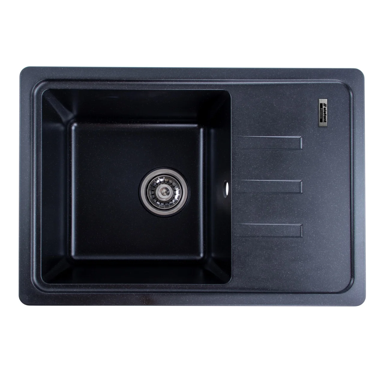 Sanitare - Chiuvetă Elefant Premium Liana Negru Metalic 430×620 mm