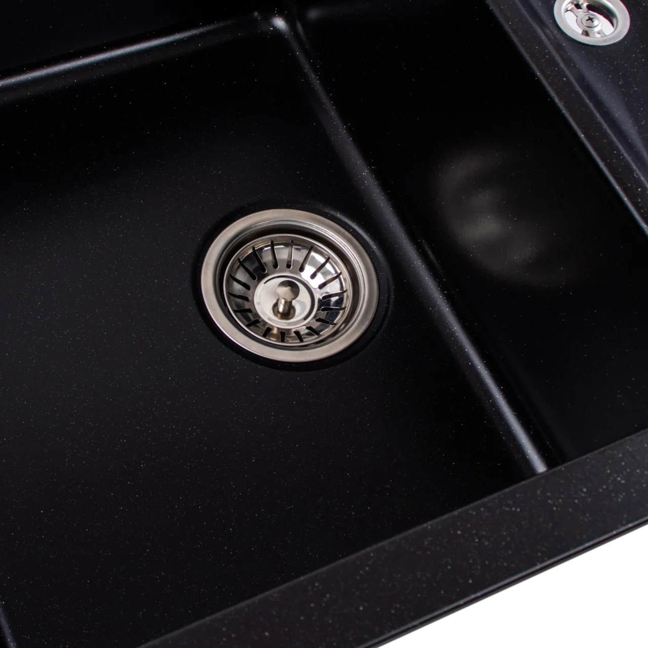 Chiuveta Elefant Premium Troya 7850 Negru metalic 776x496 mm – cuva mare, compozit granit [7]