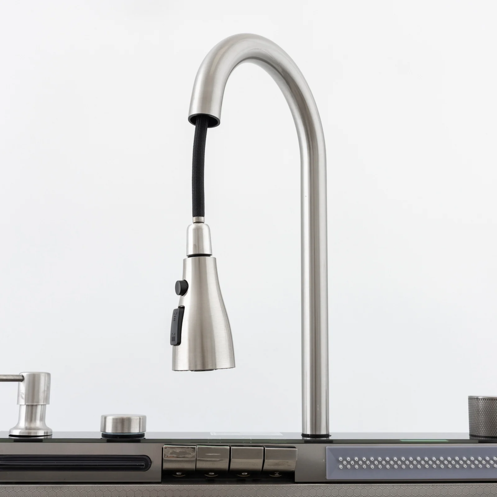 Chiuveta multifunctionala Mixxus MH7546-SET-06.SUS304 – otel inoxidabil SUS304, set complet, 750x460 mm [15]