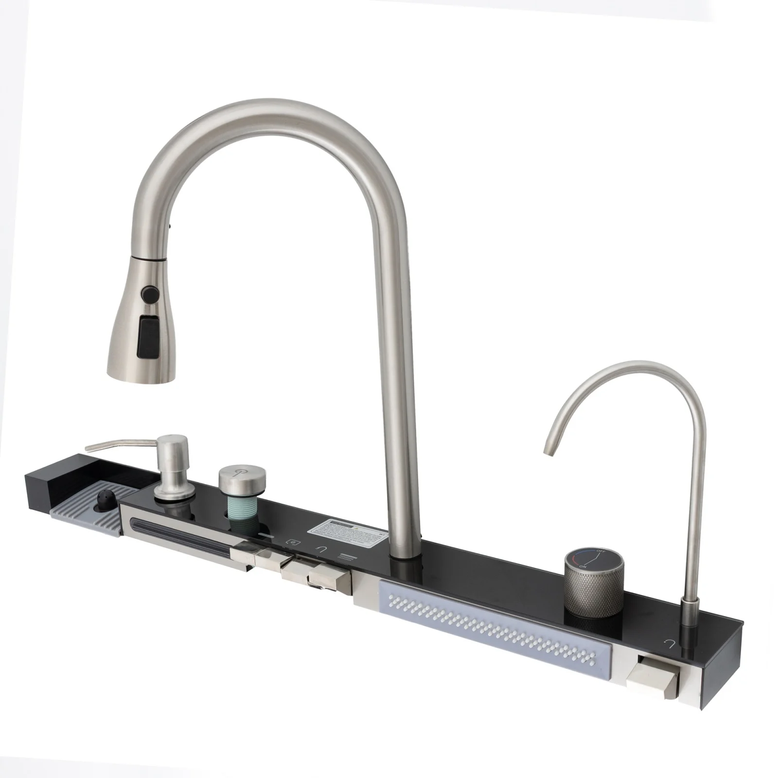 Chiuveta multifunctionala Mixxus MH7546-SET-06.SUS304 – otel inoxidabil SUS304, set complet, 750x460 mm [3]