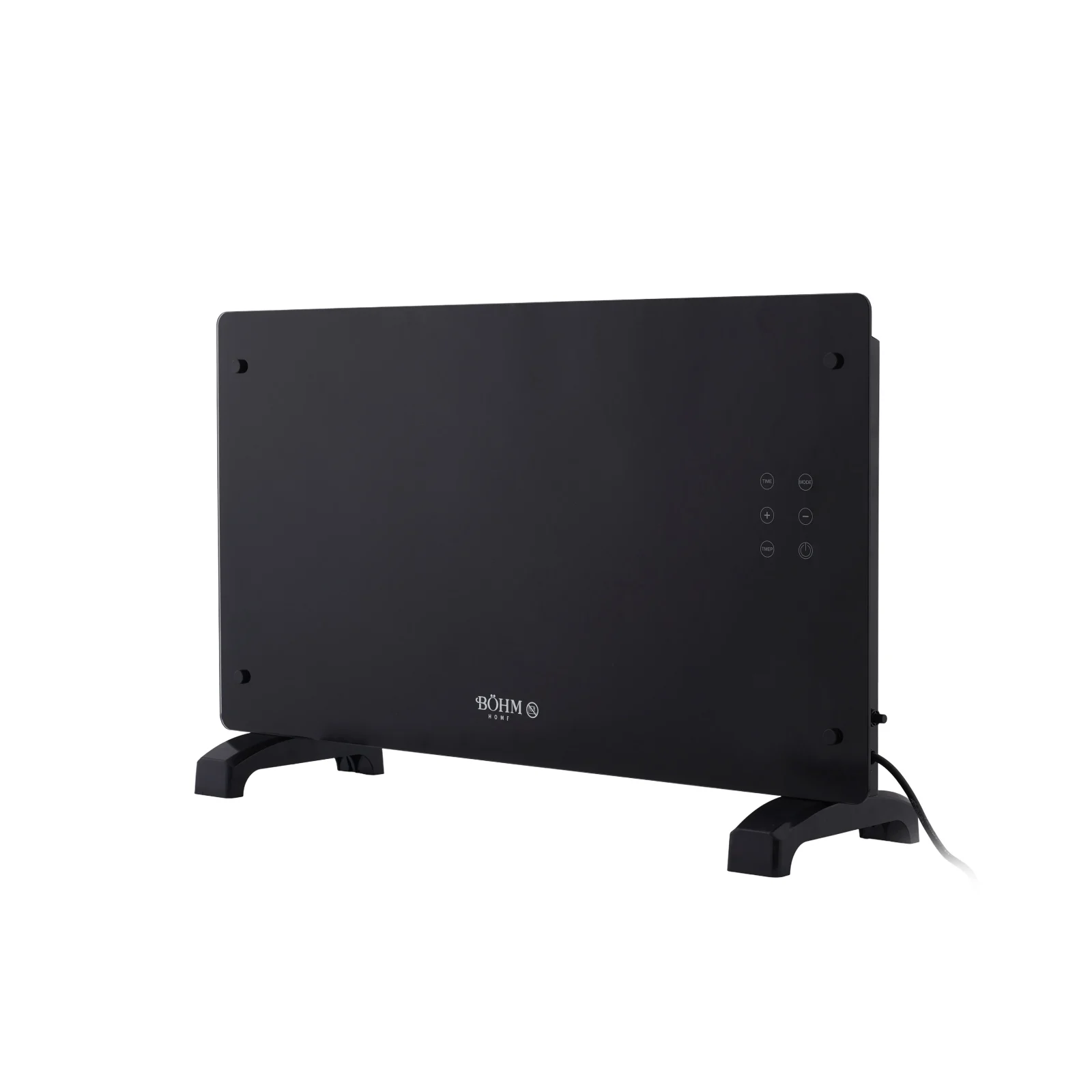 Convector panou sticla BOHM BH09G-BL, 2000 W, Display, Telecomanda, Wi-Fi – Perete/Podea [1]