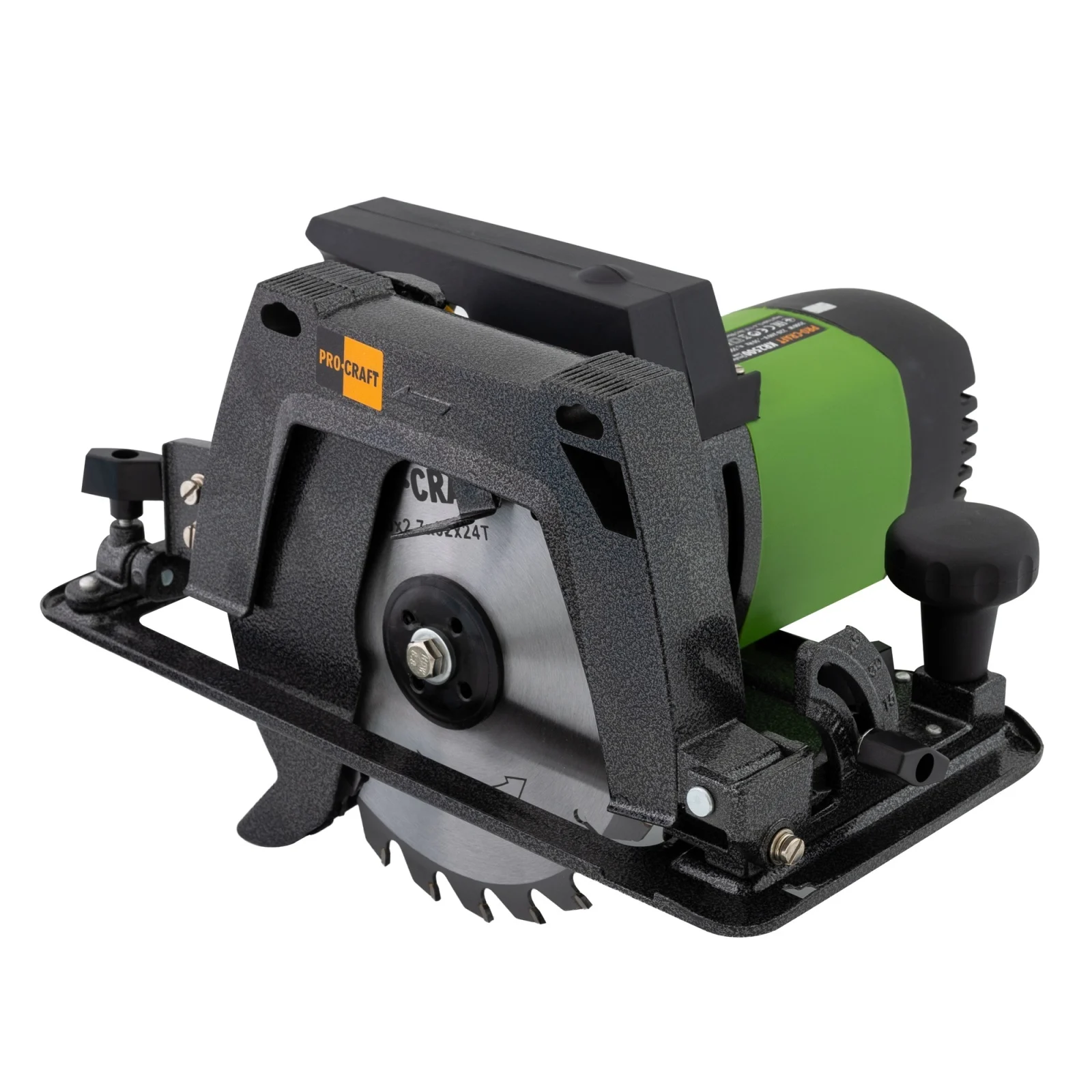 Fierastraie electrice circulare de mana - Fierastrau circular Procraft KR2500, 2500W, disc 200 mm, 5500 RPM, adancime si unghi reglabil