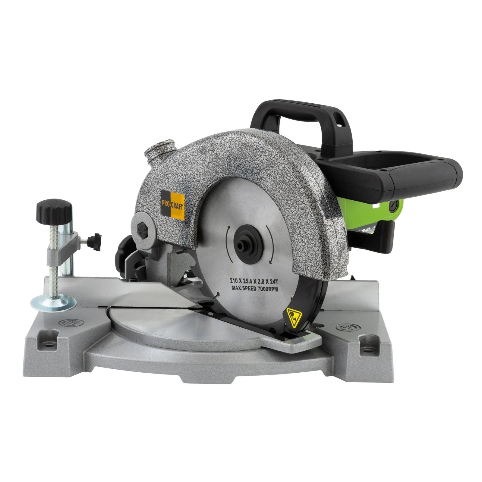 Fierastraie electrice circulare stationare - Fierastrau Circular Stationar ProCraft PGS2100, 1400W, 5000 RPM, panza 210 mm, taiere la unghi 0°-45°