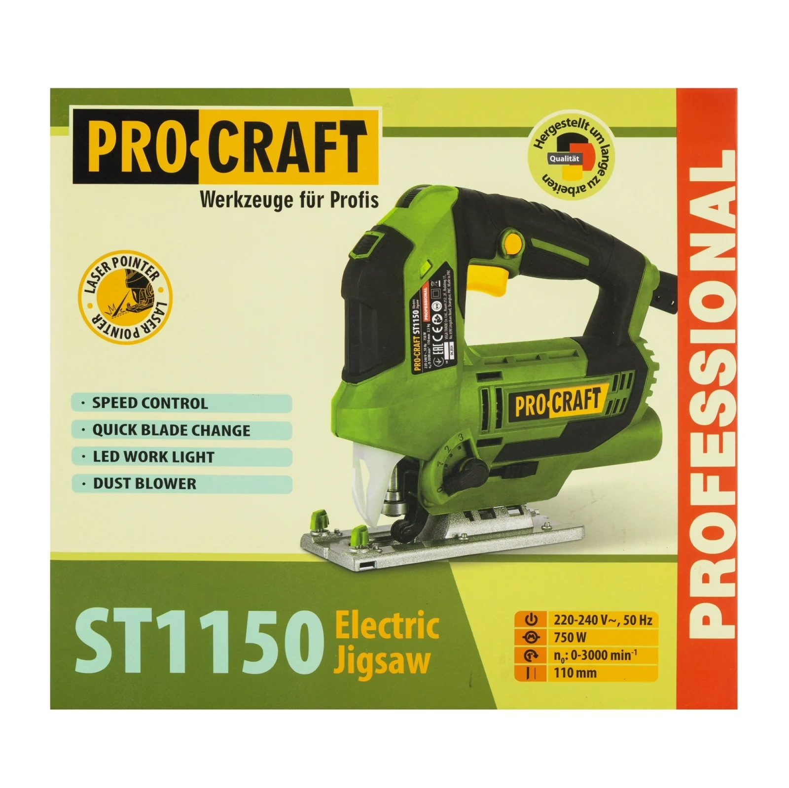 Fierastrau Pendular ProCraft ST1150, 750W, 3000 RPM [2]